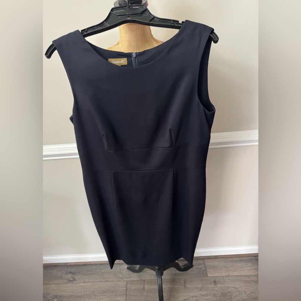 Santorelli dress 8 Elegant Black Sleeveless Dress‎